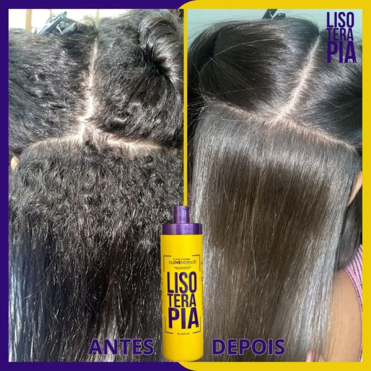 Escova Gloss Progressiva Lisoterapia Orgânica Hidralise 1 L