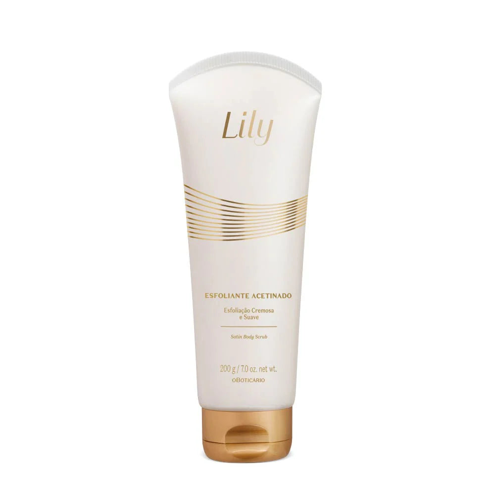 Esfoliante Hidratante Acetinado Lily, 200g