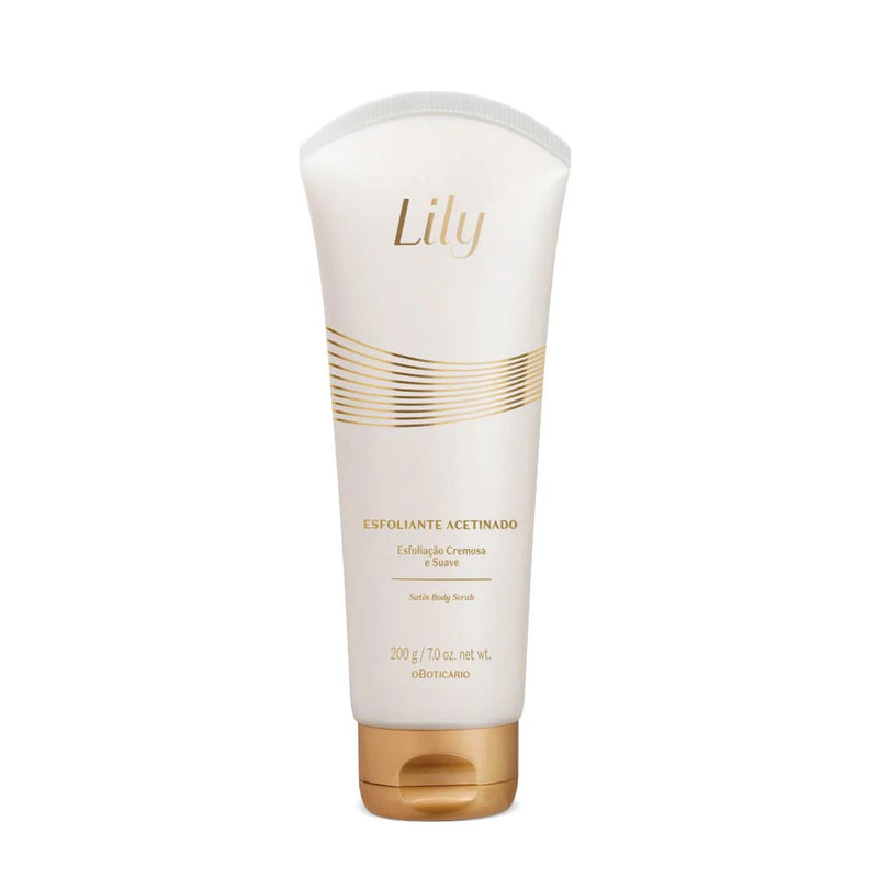 Esfoliante Hidratante Acetinado Lily – 200g – O Boticário