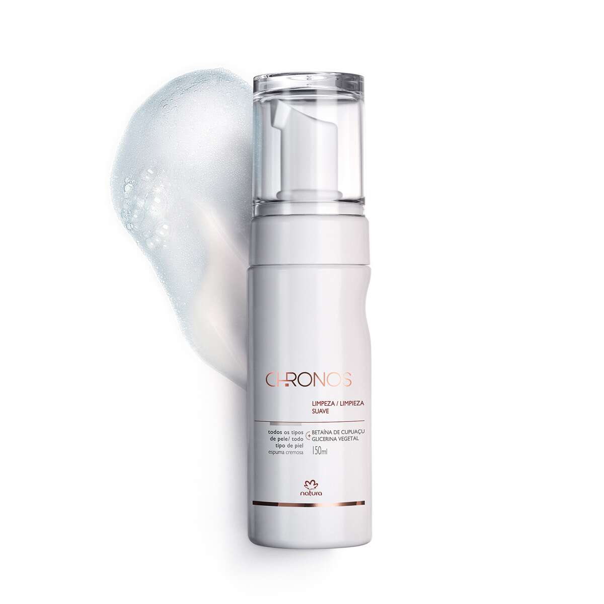 Espuma de Limpeza Suave Chronos – Natura