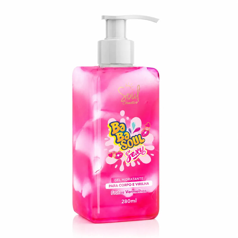 Gel Beijável Hidratante Babasoul Sexy Frutas Vermelhas 280ml