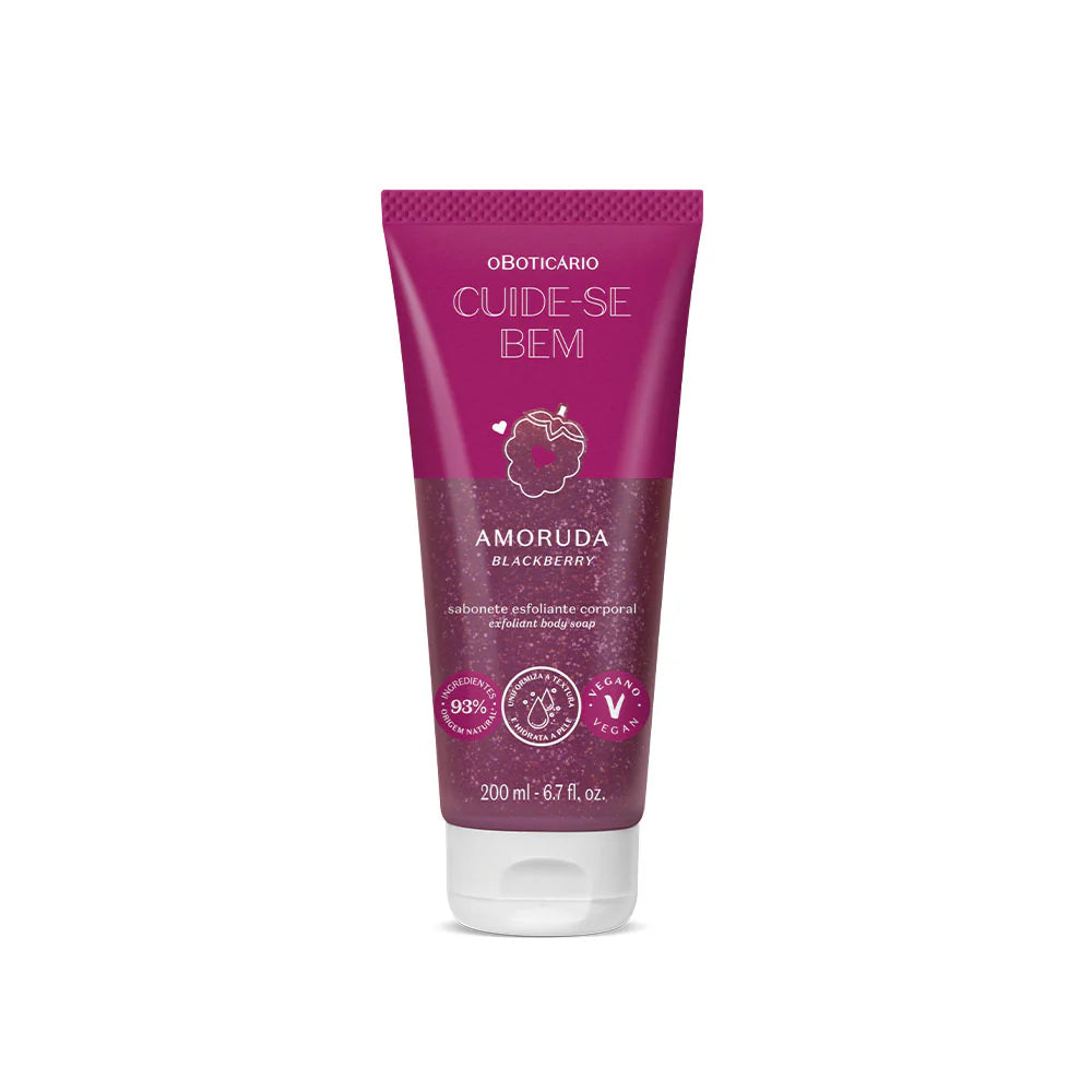Gel de Banho Esfoliante Amoruda 200ml – O Boticário