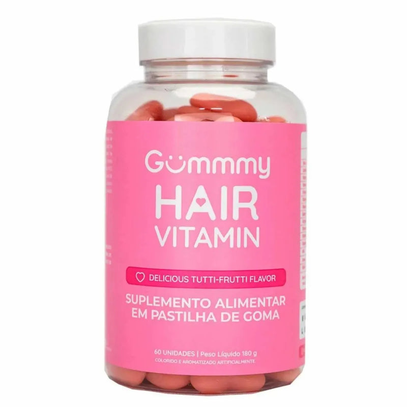 Gummy Hair Vitamin Tuttu Frutti – 60 unidades