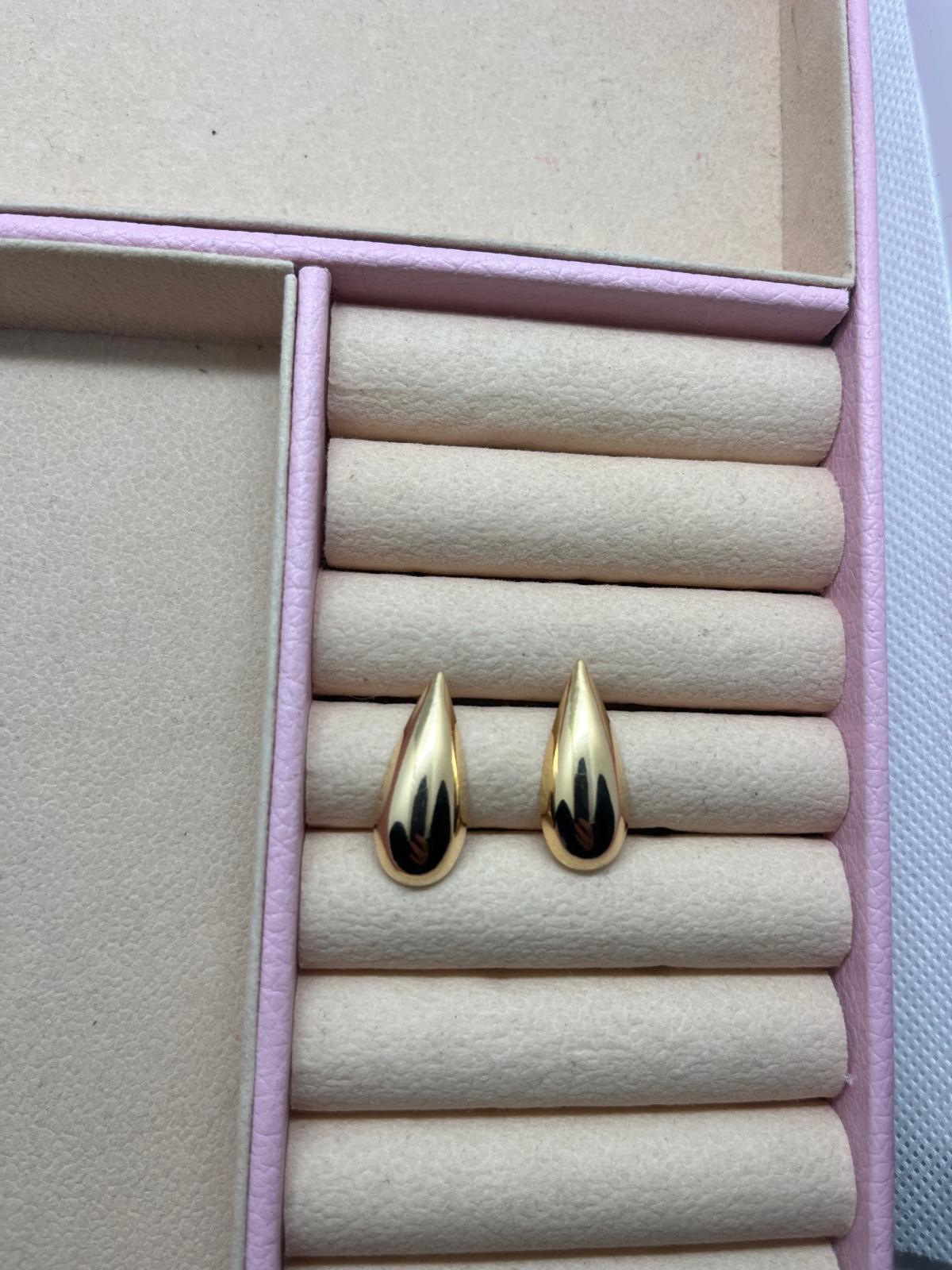 Gold Teardrop Earrings