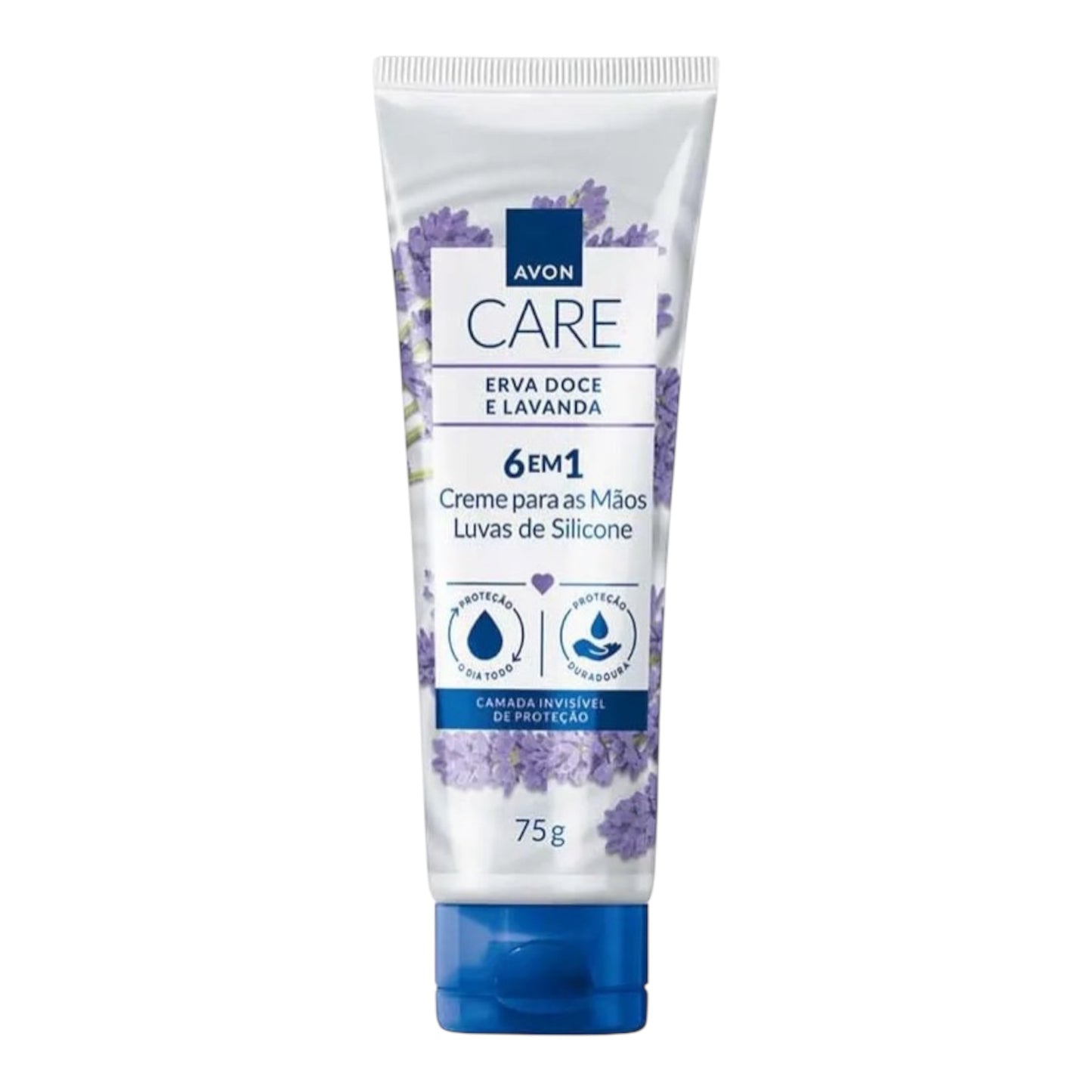 Avon Care Creme Protetor para Mãos Luvas de Silicone Erva Doce e Lavanda – Avon