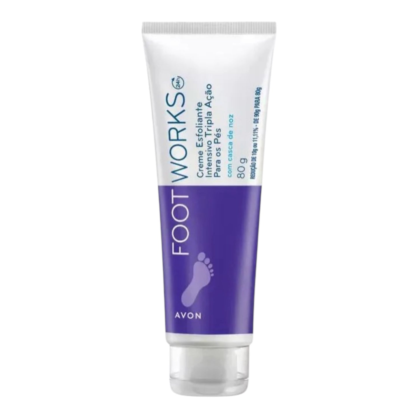 Avon Foot Works Creme Esfoliante Tripla Ação para Pés – Avon