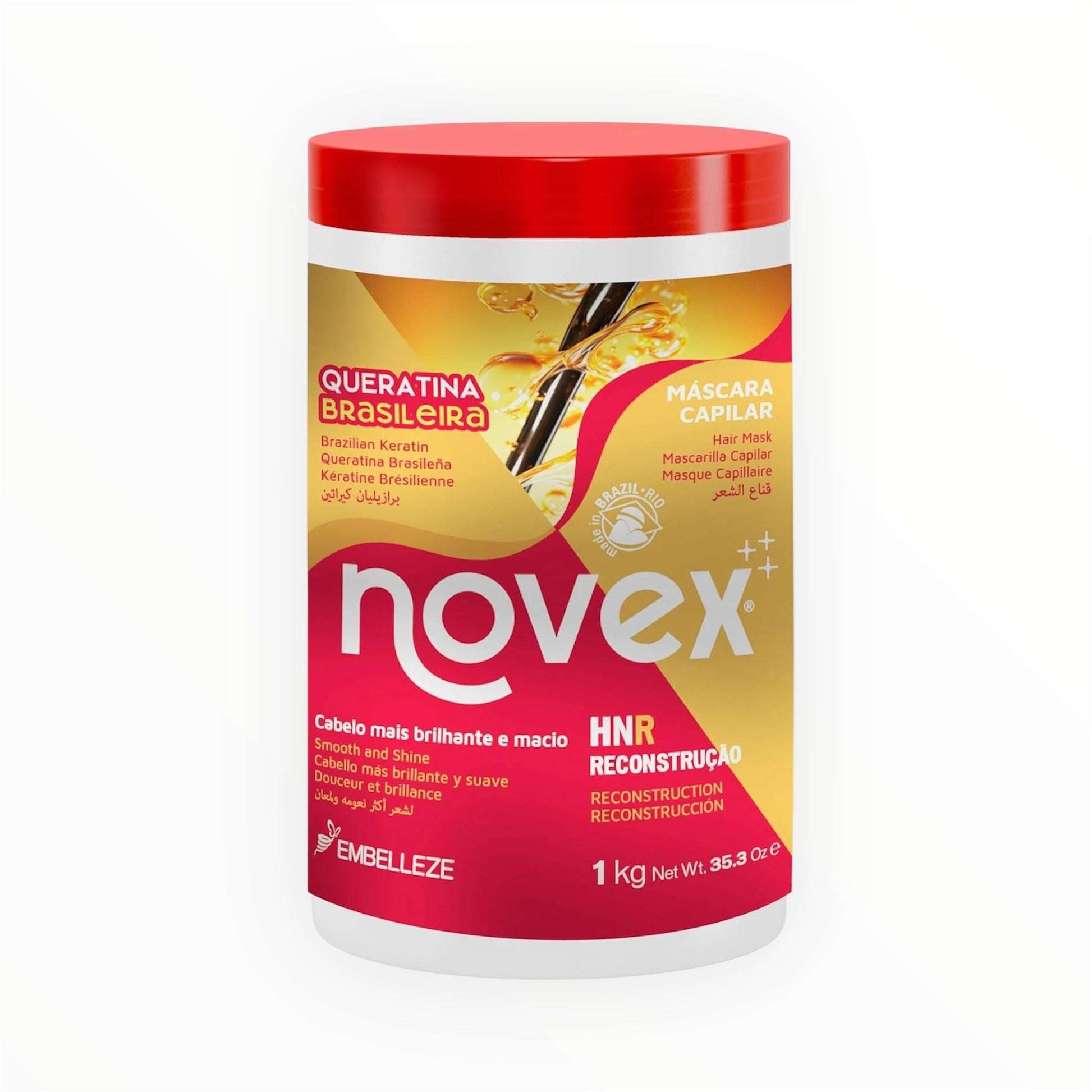 Novex Brazilian Keratin – Creme de Tratamento Extra Profundo 1kg