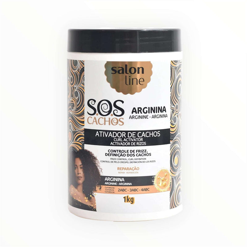Salon Line SOS Ativador de Cachos Arginina Reparação – 1kg