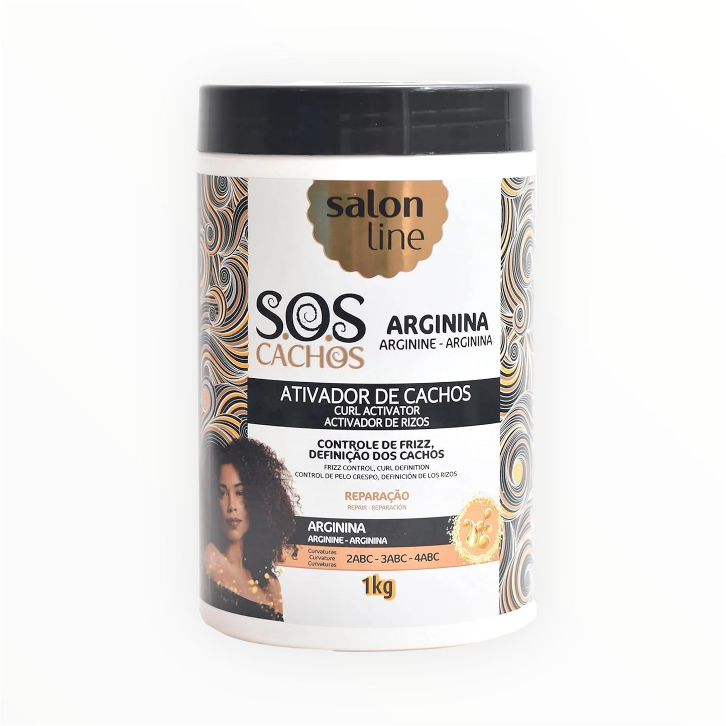 Salon Line SOS Ativador de Cachos Arginina Reparação – 1kg