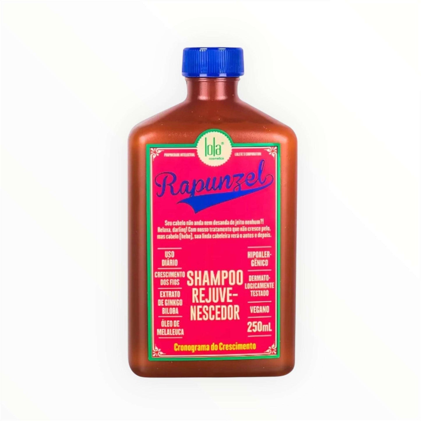 Shampoo Rejuvenescedor Lola Rapunzel – 250ml | Vegano