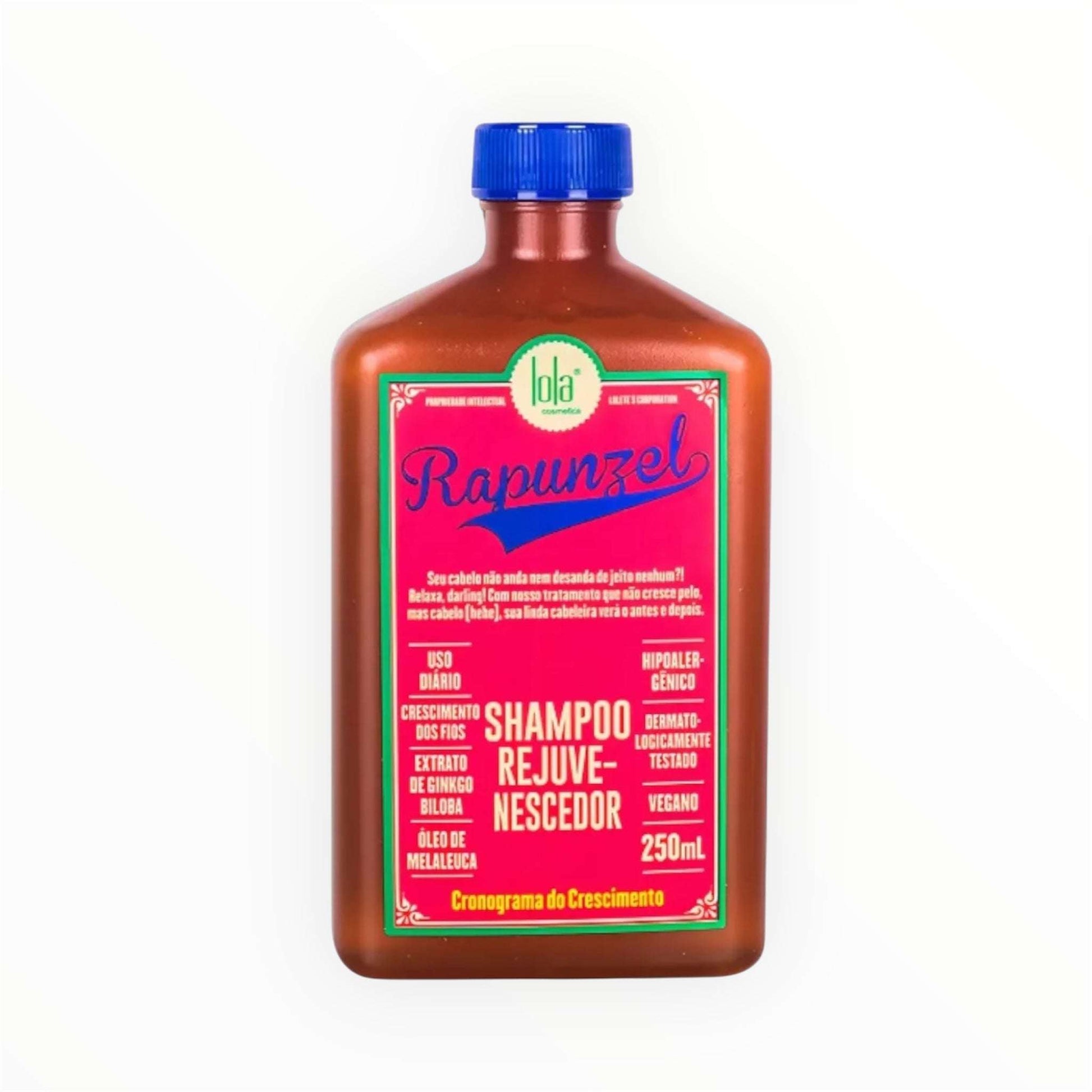 Shampoo Rejuvenescedor Lola Rapunzel – 250ml | Vegano