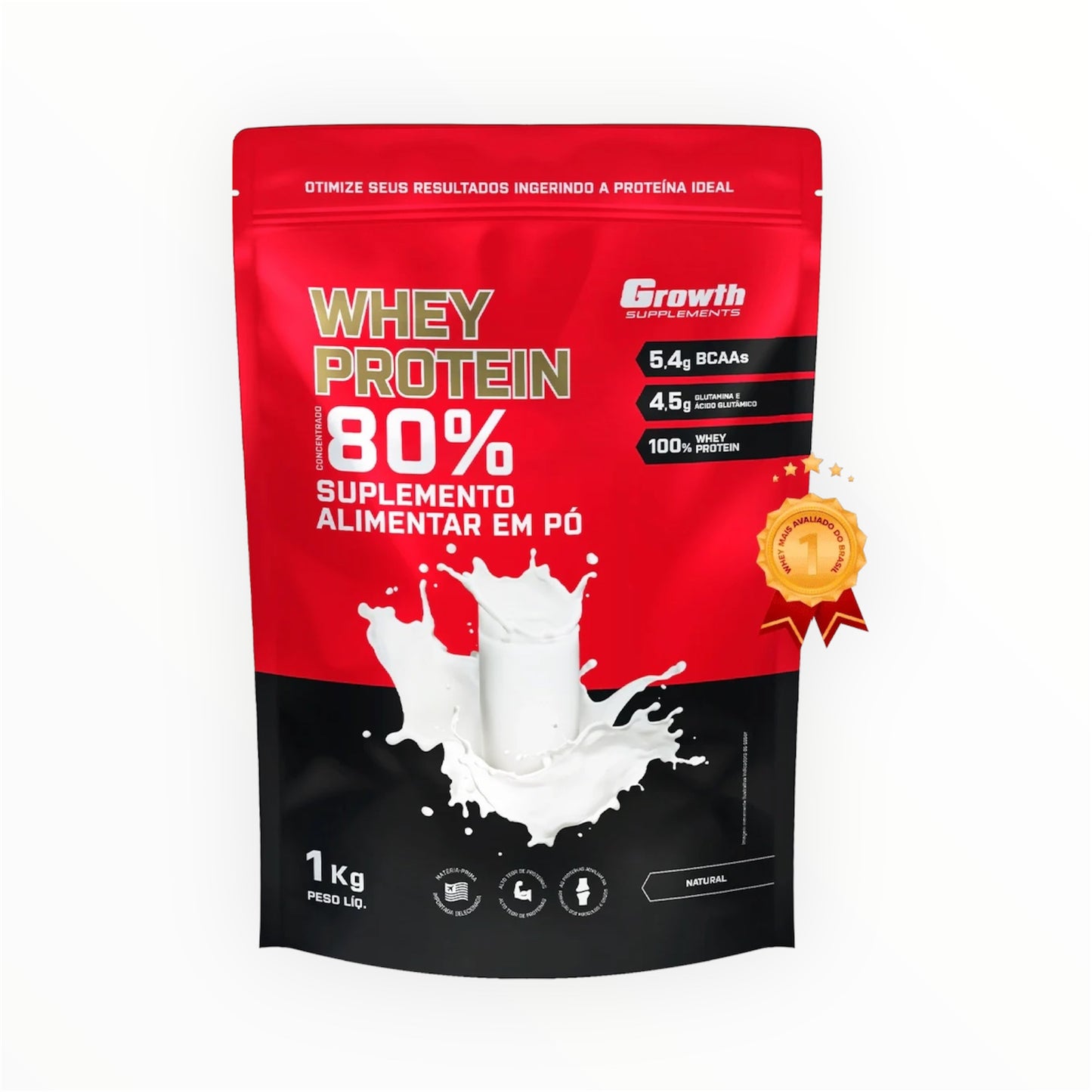 Whey Protein Concentrado 1KG – Growth Supplements