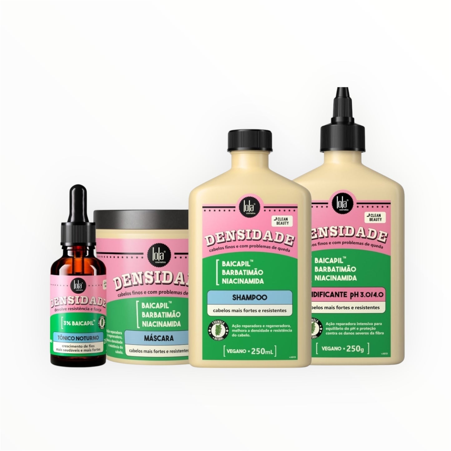 Lola Cosmetics Densidade Kit Restaurador 4 Itens