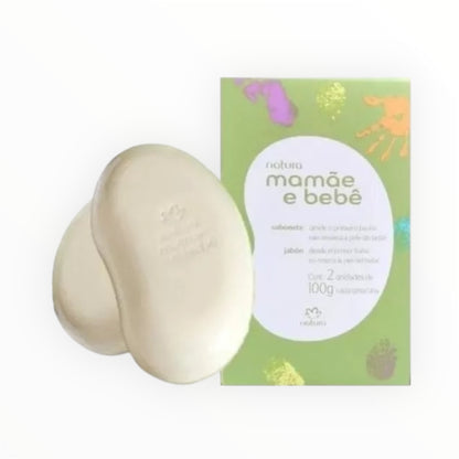 Natura Mamãe e Bebê – Sabonete em Barra (2 unidades, 100g cada)