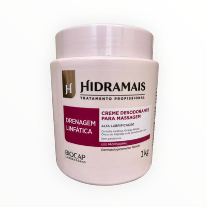 Creme Desodorante Hidramais Massagem Linfática 1 Kg