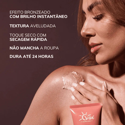 Iluminador Corporal Glow 120ml Vivi Suncare