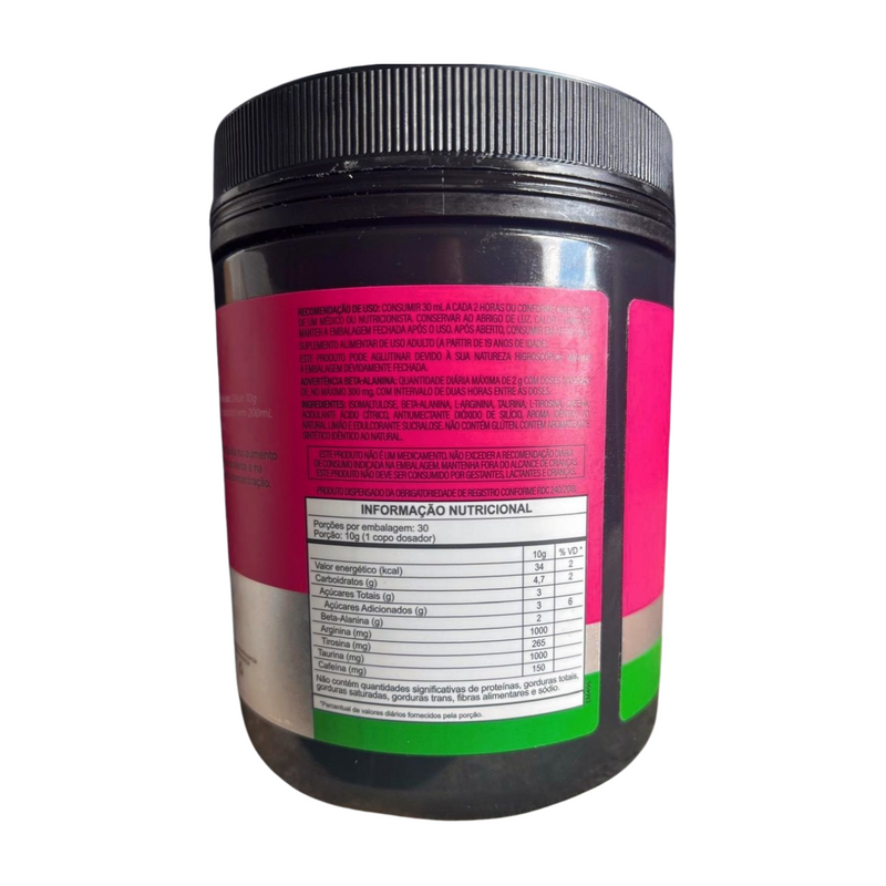Pré-treino Super Power Pink – Wpink | Energia Máxima com Sabor de Limão