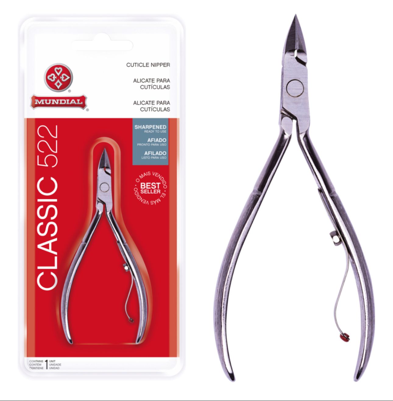 Alicates para Cutículas Mundial – 778 Premium ou 522 Classic