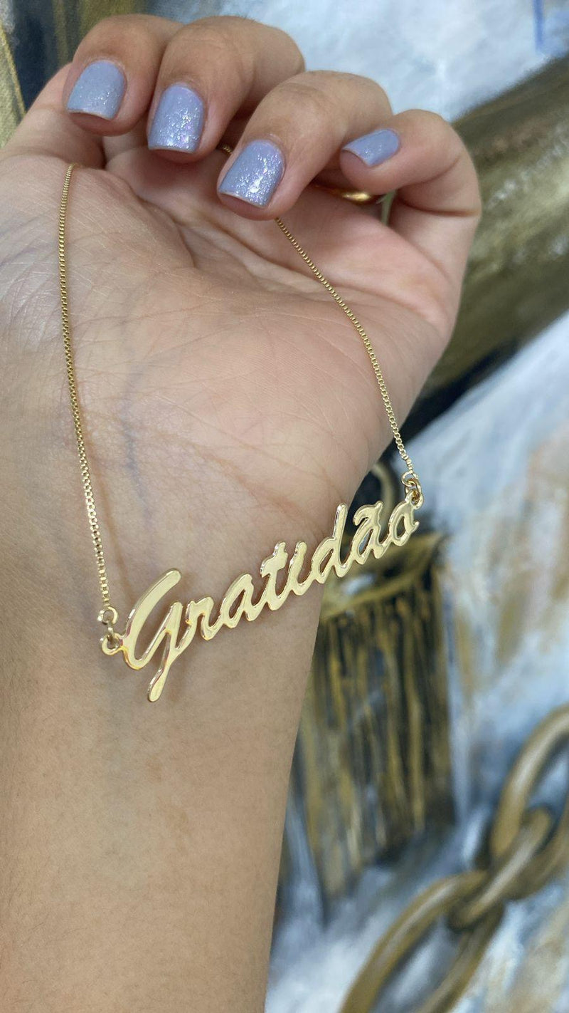 Gratidão Necklace (Gratitude)