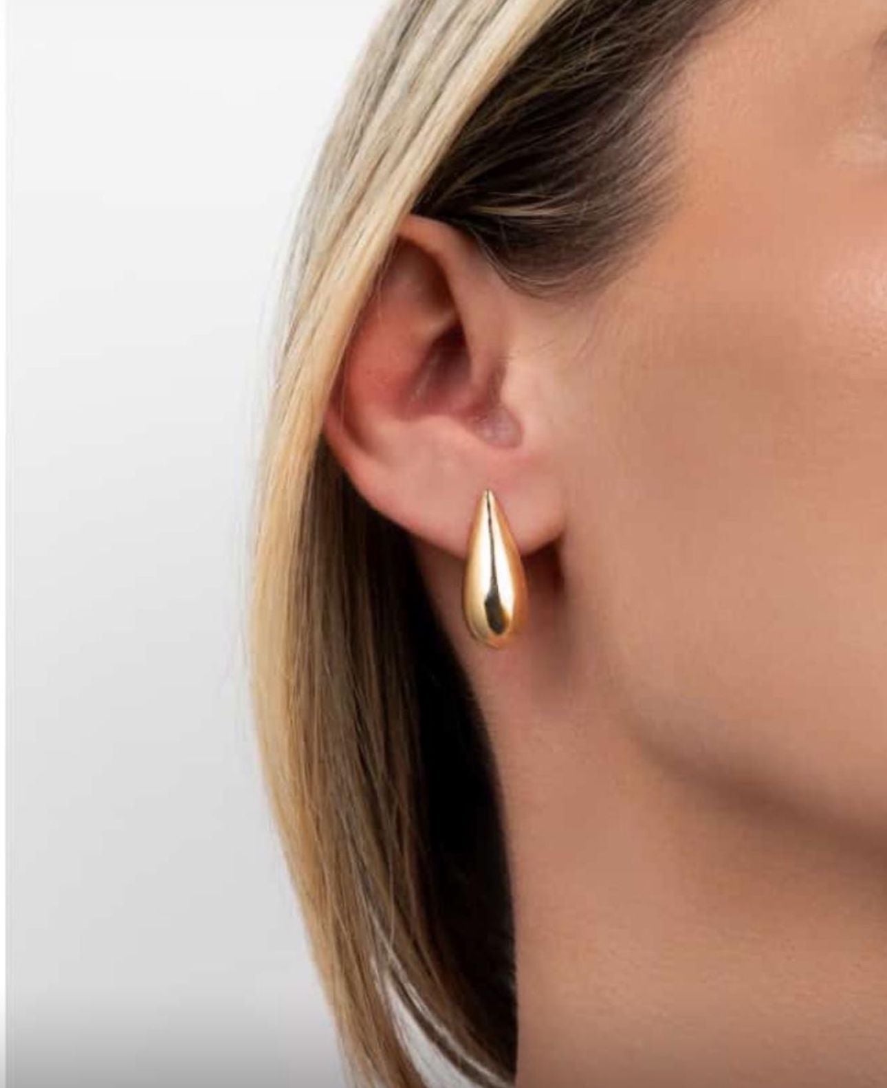 Gold Teardrop Earrings
