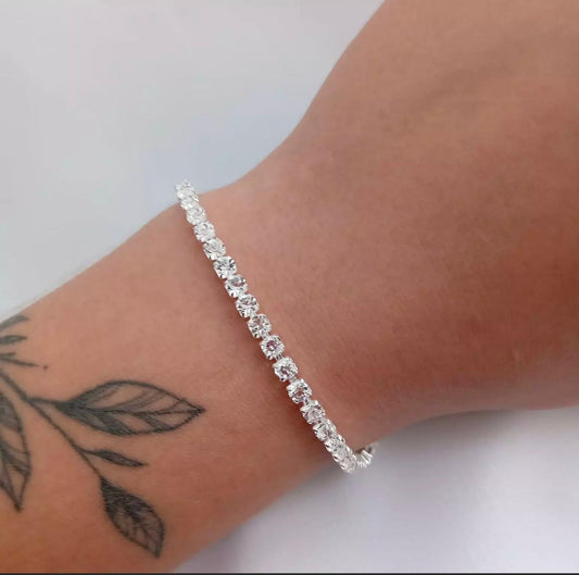Riviera Bracelet – Silver-Plated Elegance