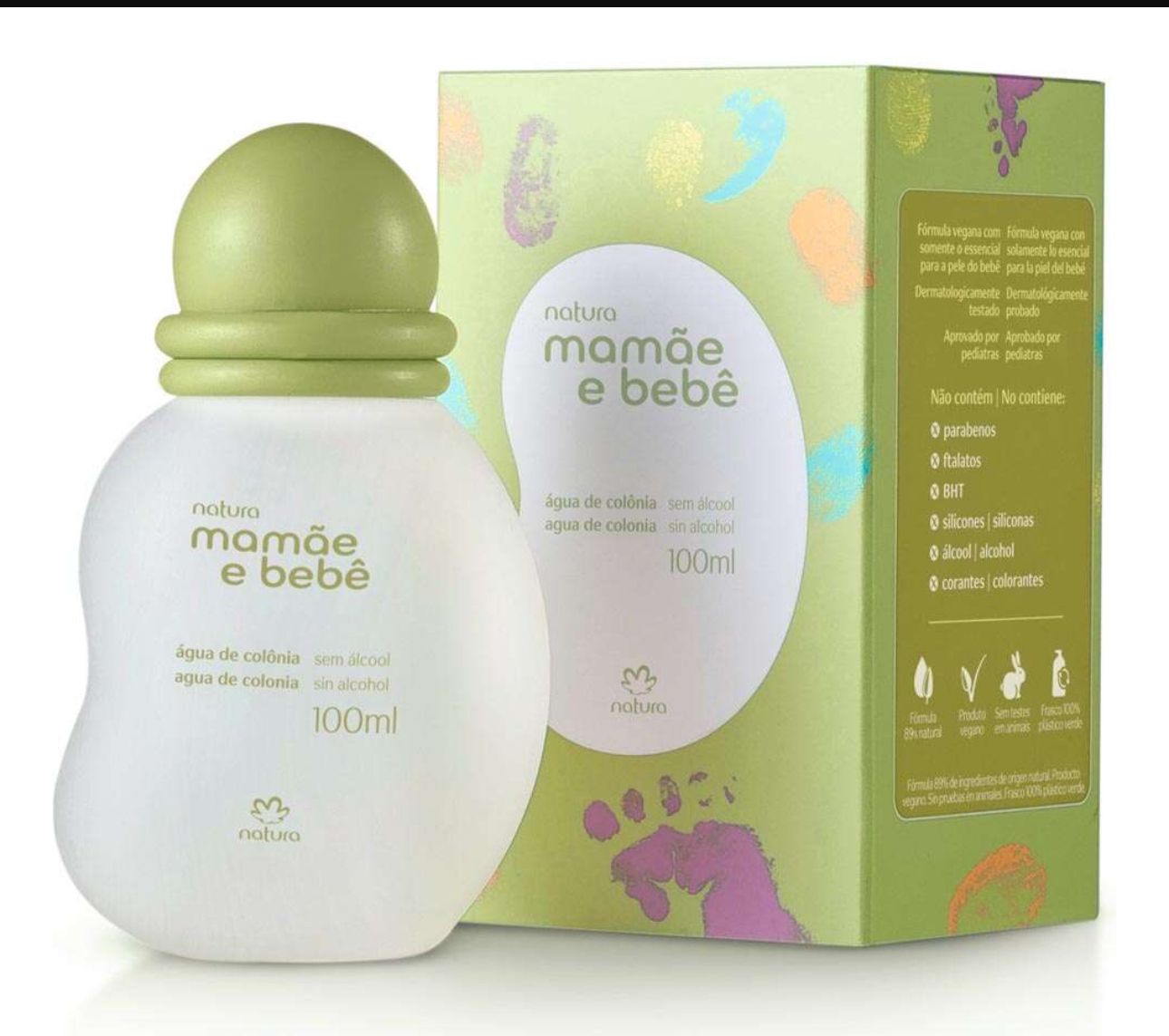 Mamãe e Bebê Água de Colônia 100ml