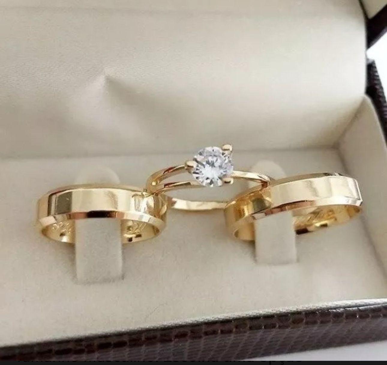 Aliança de Casamento/Compromisso Ouro 18K – 3,5g | 5mm de Largura