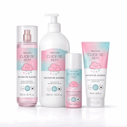 Cuide-se Bem Nuvem de Alegria – Linha de Autocuidado
