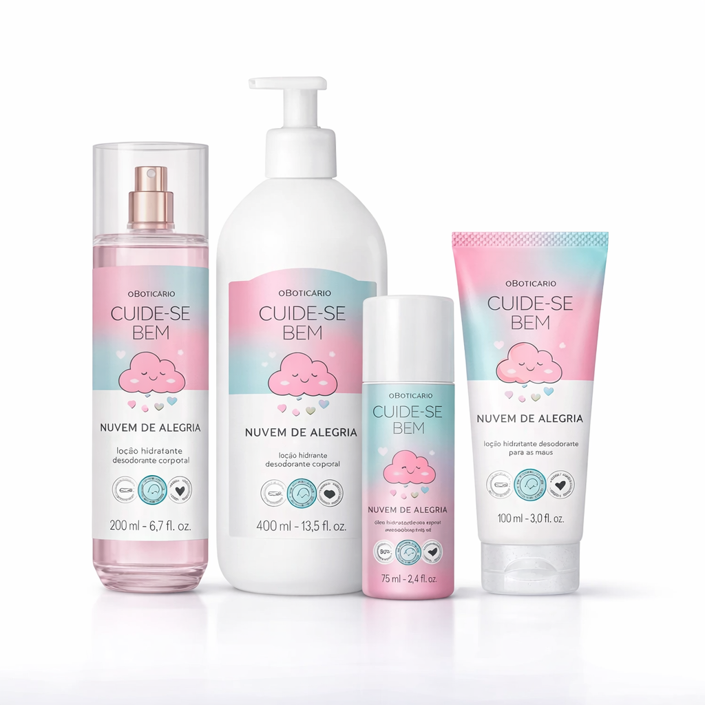 Cuide-se Bem Nuvem de Alegria – Linha de Autocuidado