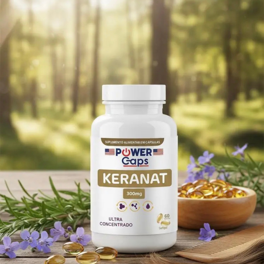 Keranat Power Caps 300mg 60 Cápsulas – Suplemento Alimentar
