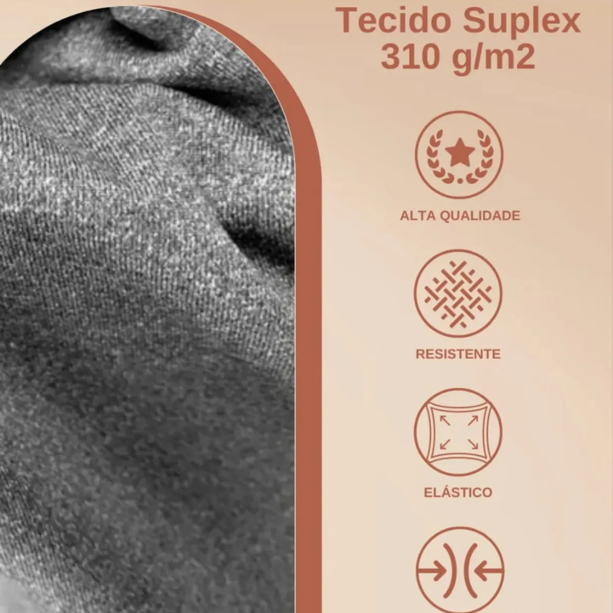 Calcinha Fitness Modeladora Cós Alto – Alta Compressão