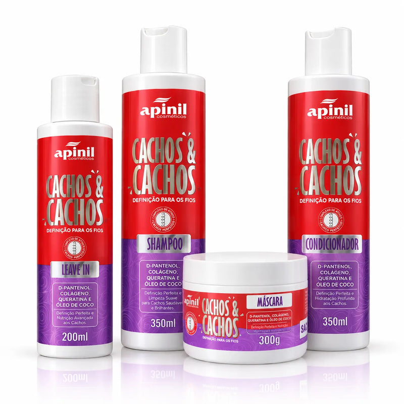 Kit Cachos & Cachos 4 Itens – Apinil