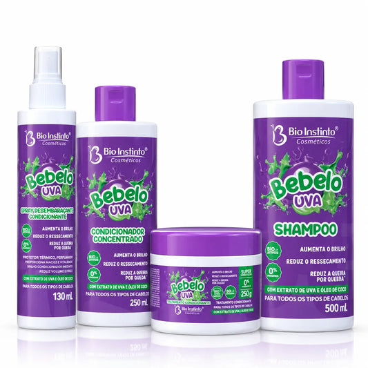 Kit Capilar Bebelo Uva 4 Itens – Bio Instinto