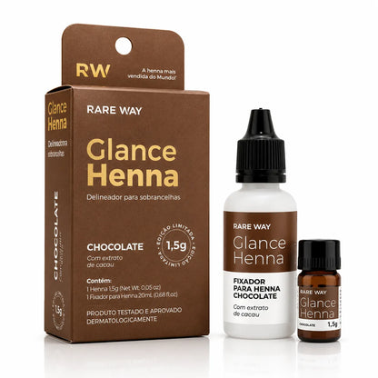 Kit Henna Glance Mini Chocolate – Rare Way