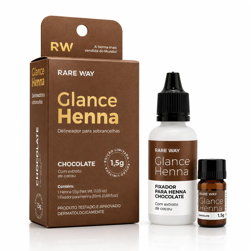 Kit Henna Glance Mini Chocolate – Rare Way