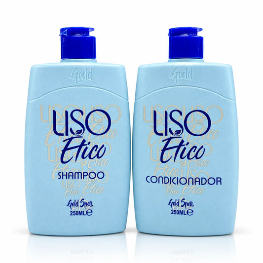 Kit Liso Ético Shampoo + Condicionador – Gold Spell