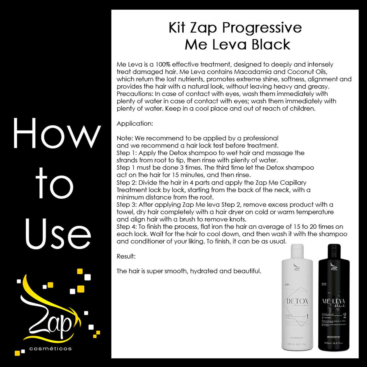 Kit Progressiva Definitiva + Shampoo Detox 1 Litro Cada