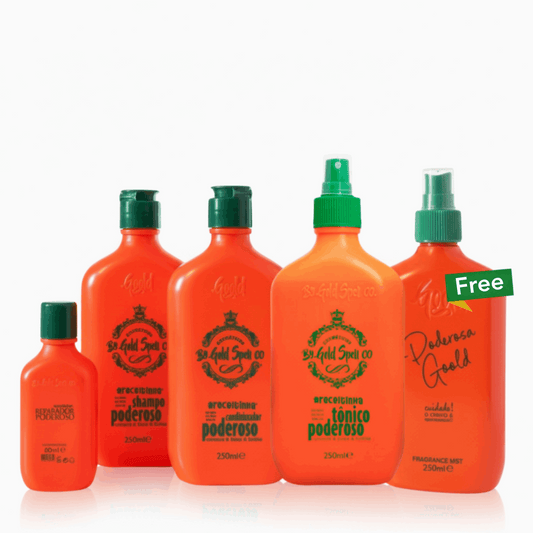 Kit Tônico Poderoso Completo – Gold Spell + Brinde
