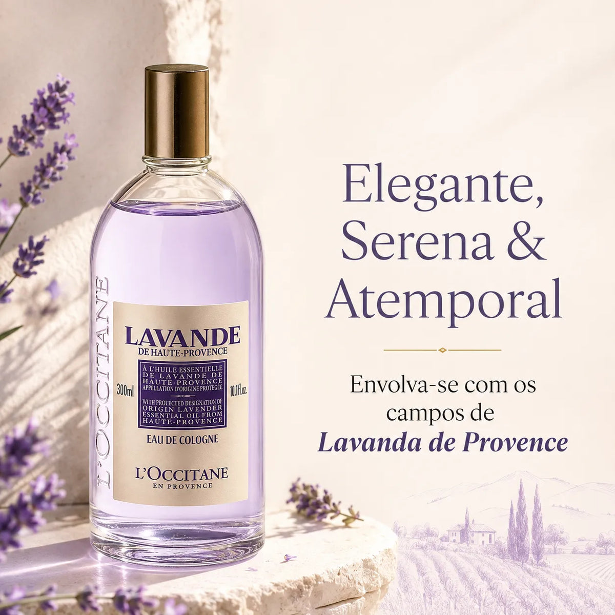 Lavande de Haute-Provence Eau de Cologne 300ml – L’Occitane en Provence