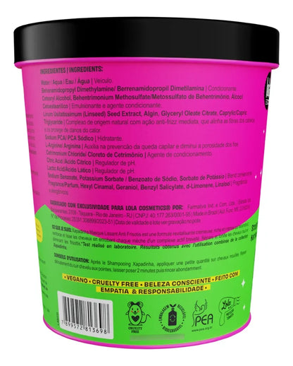 Lola Xapadinha Máscara 450ml – Hidratação e Controle do Frizz