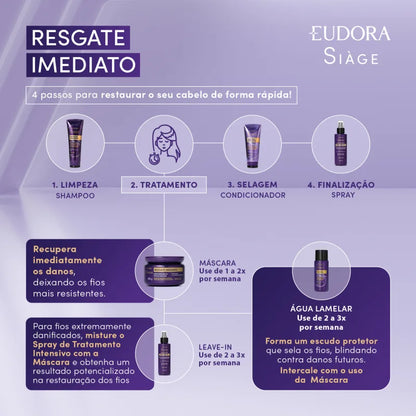 Máscara Balm Preenchedora Siàge Resgate Imediato 250 g