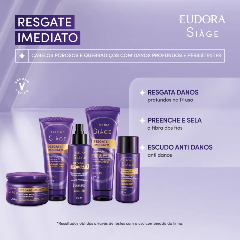 Máscara Balm Preenchedora Siàge Resgate Imediato 250 g