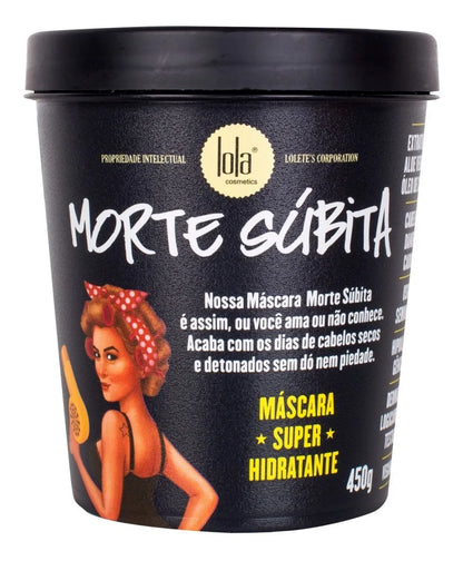 Máscara De Hidratação Morte Súbita 450g Lola Cosmetics – Hidratação Máxima Para Cabelos Danificados