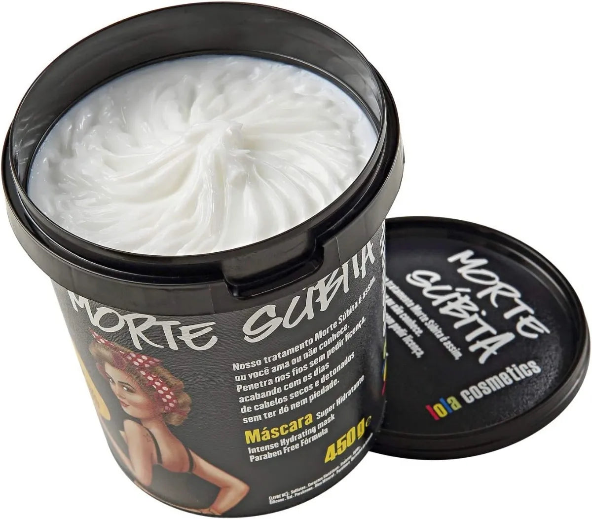 Máscara De Hidratação Morte Súbita 450g Lola Cosmetics – Hidratação Máxima Para Cabelos Danificados