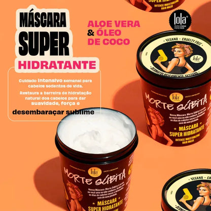 Máscara De Hidratação Morte Súbita 450g Lola Cosmetics – Hidratação Máxima Para Cabelos Danificados