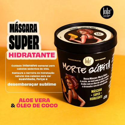 Máscara De Hidratação Morte Súbita 450g Lola Cosmetics – Hidratação Máxima Para Cabelos Danificados
