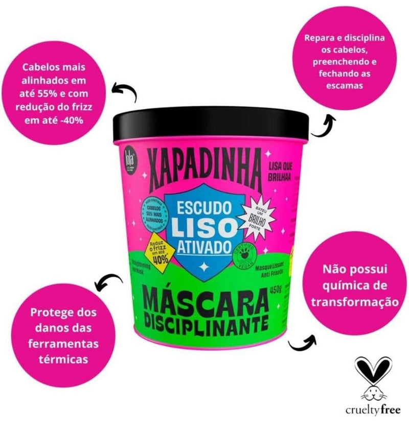 Lola Xapadinha Máscara 450ml – Hidratação e Controle do Frizz