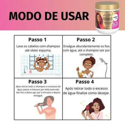 Máscara de Tratamento Antiporosidade Salon Line Sos Cachos