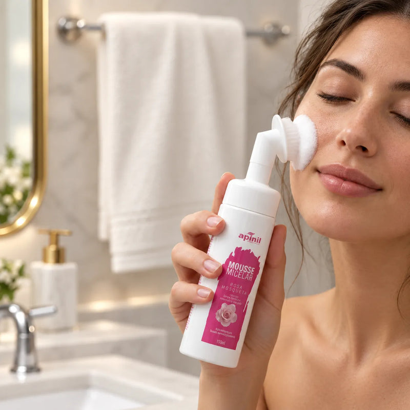 Rosehip Micellar Mousse 150ml – Apinil Cosmetics
