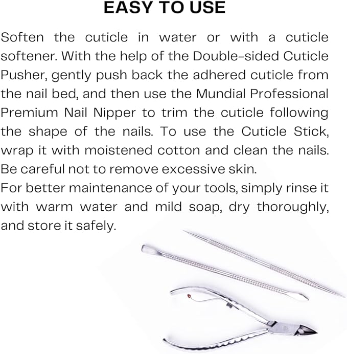 Alicates para Cutículas Mundial – 778 Premium ou 522 Classic